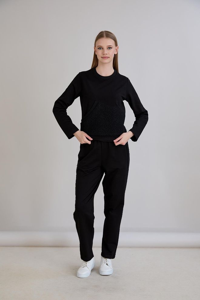 Sortie Collection Pulover Crna Ležerni Sport Ulična Moda Veleprodaja odjeće 1