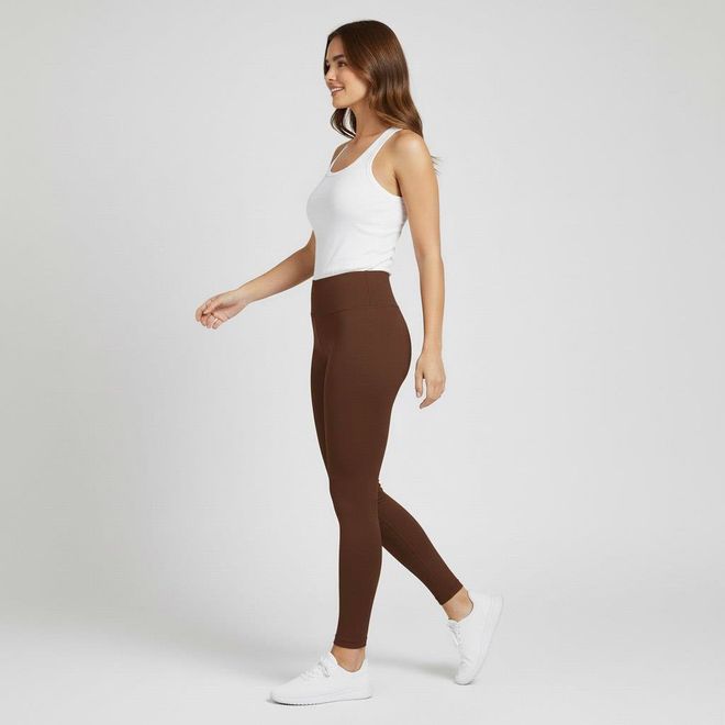 Sortie Collection Brown Casual Sport Leggings High Waist Skinny Wholesale Clothing Spring