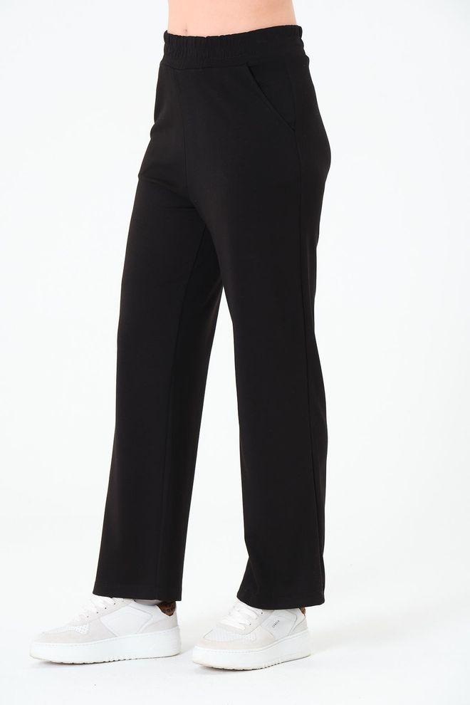 Sortie Collection Black Casual Tapered Carrot Pants Wholesale Clothing Spring