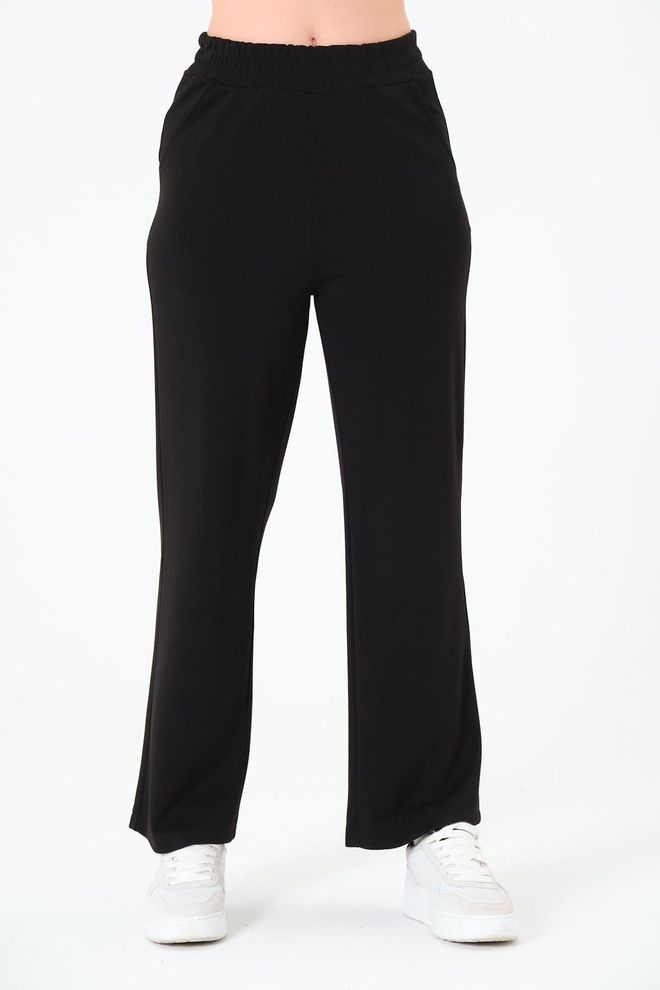 Sortie Collection Black Casual Tapered Carrot Pants Wholesale Clothing 5