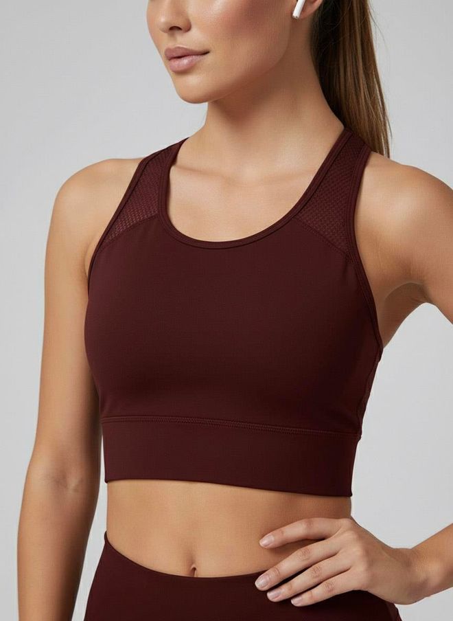 Sortie Collection Camiseta Sin Mangas Dive Mesh Burgundy Ropa al por mayor 0