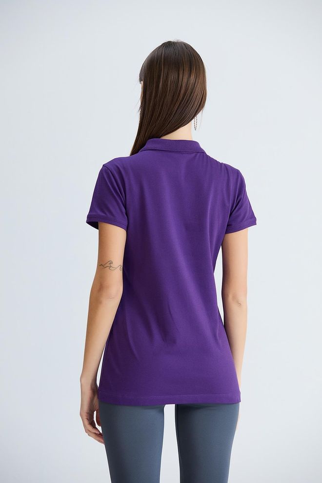 Sortie Collection Purple Polo Neck Casual Sport Tshirt Wholesale Clothing 1