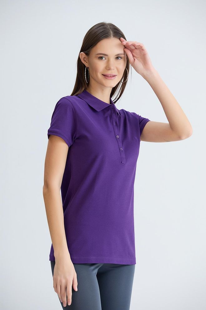 Sortie Collection Purple Polo Neck Casual Sport Tshirt Wholesale Clothing 9