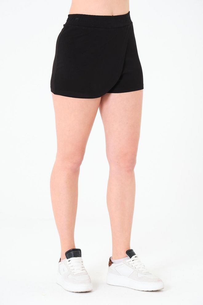 Sortie Collection Black Casual Sport Sweat Shorts High Waist Wholesale Clothing 5