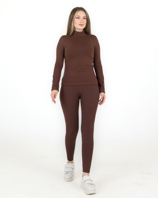 Sortie Collection Braun Lässig Sport Modest Set Großhandelskleidung Modest