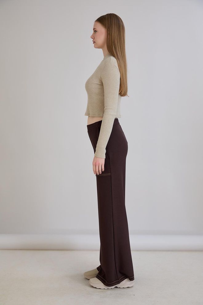 Sortie Collection Rjave Ležerne Ulične Trenirke Oblačila na debelo Pomlad