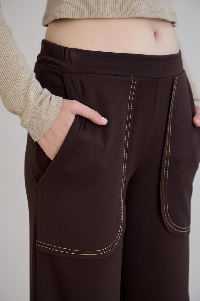 Sortie Collection Rjave Ležerne Ulične Trenirke Oblačila na debelo Delo