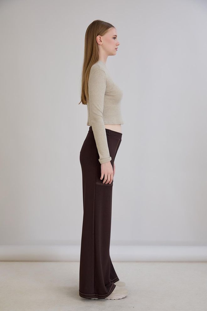 Sortie Collection Rjave Ležerne Ulične Trenirke Oblačila na debelo Ulična oblačila