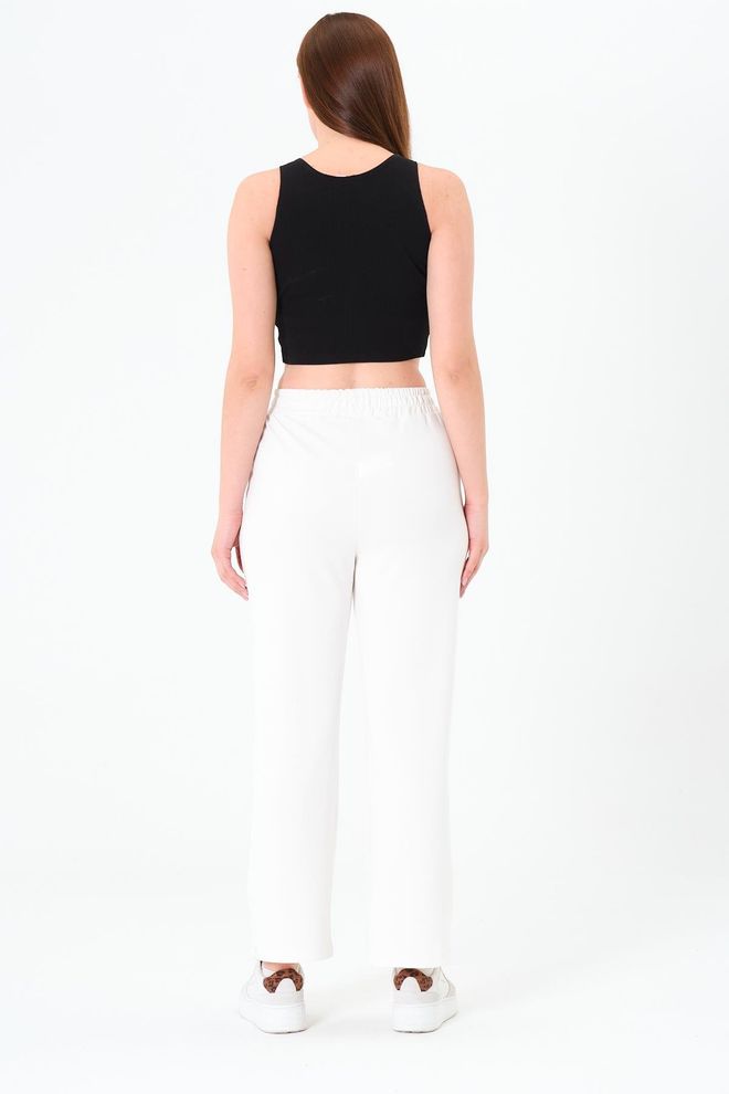 Sortie Collection White Casual Sport Pants Wholesale Clothing 1