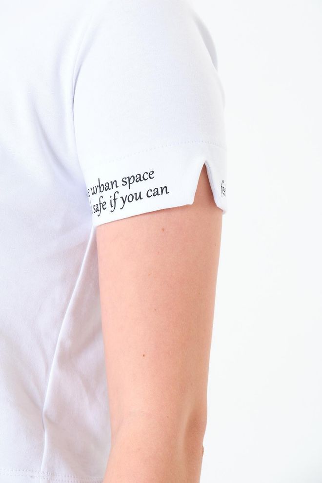 Sortie Collection White Casual Regular Fit Letter Print Tshirt Wholesale Clothing 5