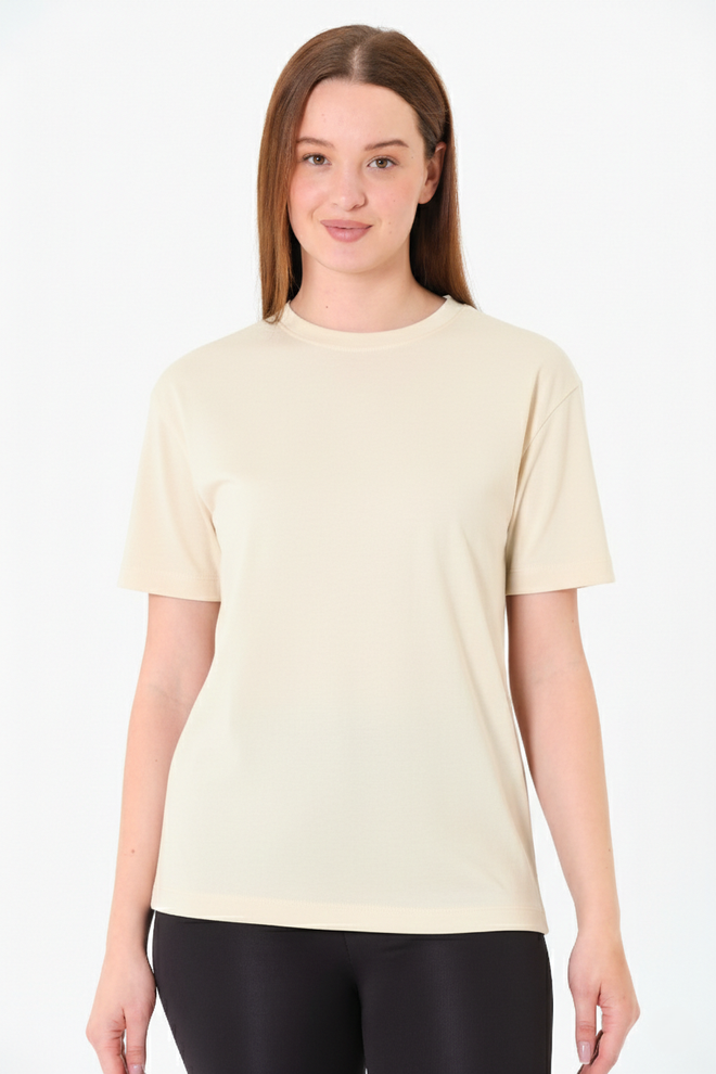 Sortie Collection Tunică Modală 223 Zero Guler Bej Îmbrăcăminte cu ridicata 0