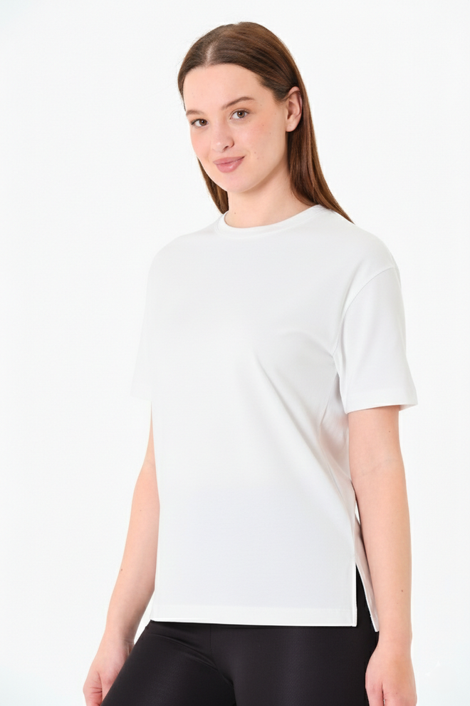 Sortie Collection 223 Tunică Modală Cu Guler Zero Ecru Îmbrăcăminte cu ridicata 0