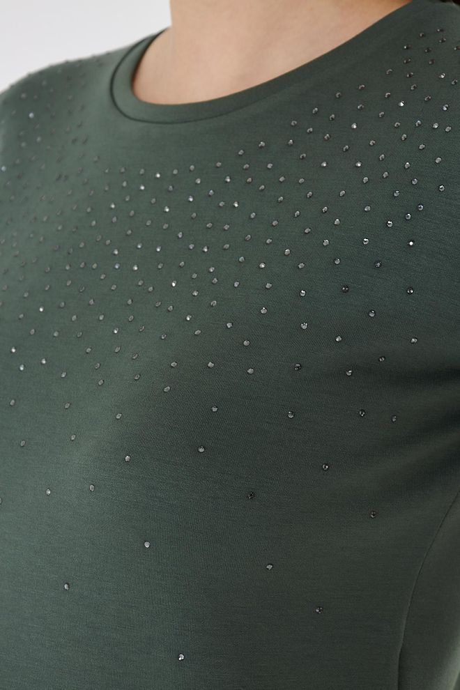 Sortie Collection Green Casual Elegant Glam Tshirt Wholesale Clothing Work