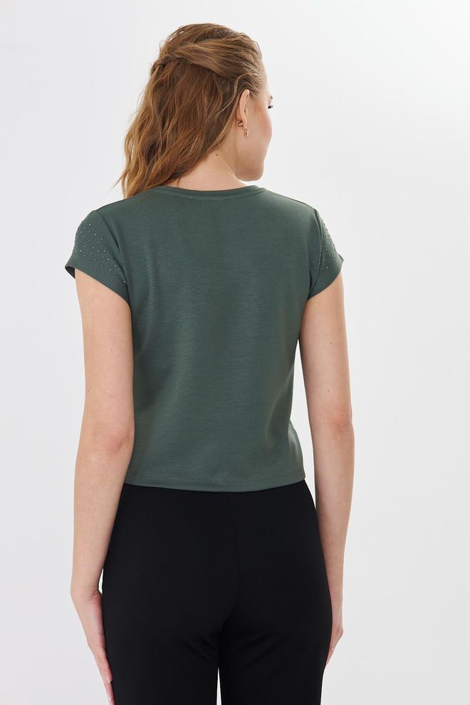 Sortie Collection Green Casual Elegant Glam Tshirt Wholesale Clothing 1