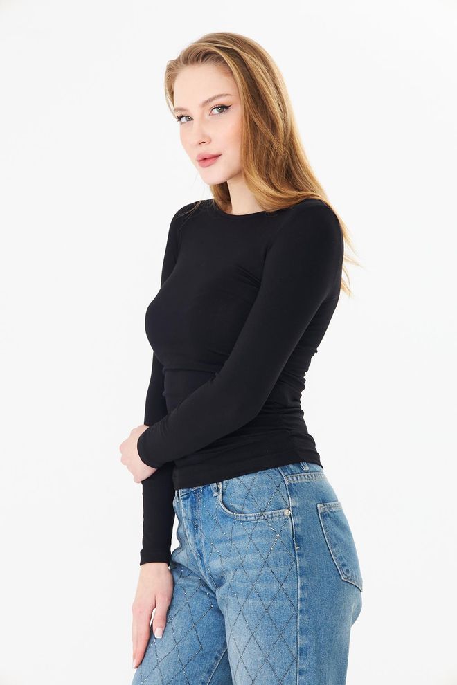 Sortie Collection Black Casual Elegant Blouse Wholesale Clothing Work