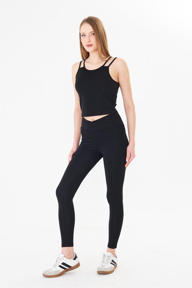 Sortie Collection Súprava Čierna Športový Neformálny Sexy Veľkoobchod s oblečením Neformálny