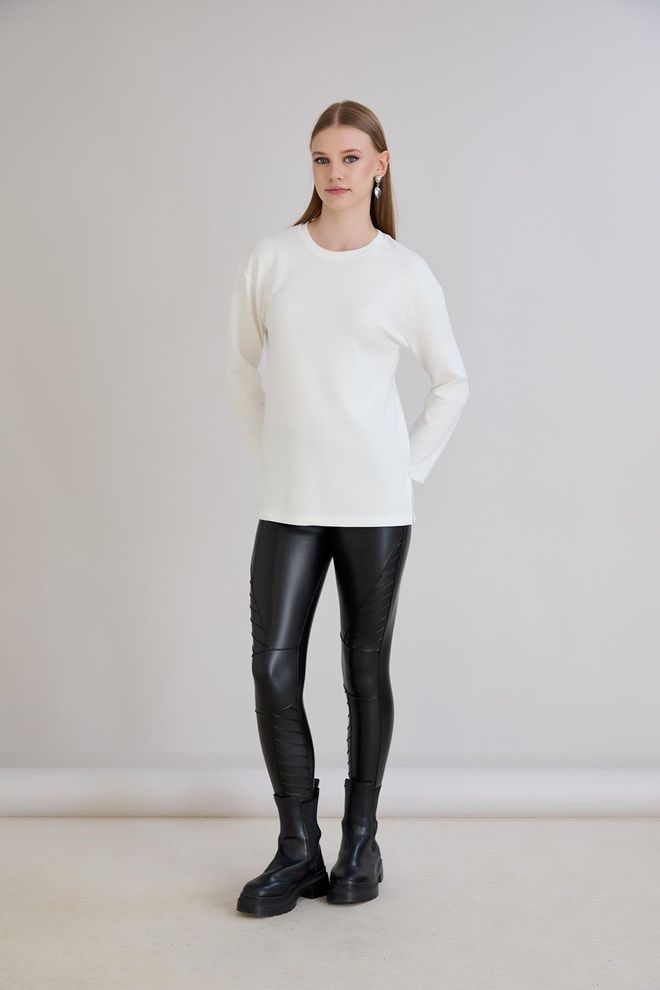 Sortie Collection Biela Neformálny Skromný Elegantný Streetwear Blúzka Veľkoobchod s oblečením Skromný