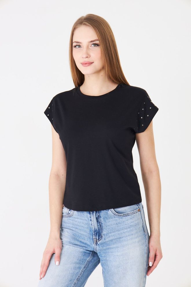 Sortie Collection Schwarz Lässig Streetwear Sport T Shirt Großhandelskleidung Lässig