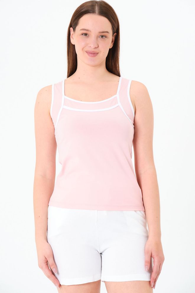 Sortie Collection Débardeur À Col Creux Et Bretelles Larges En Tissu Suprem Blossom Pour Femmes Vêtements en gros Streetwear