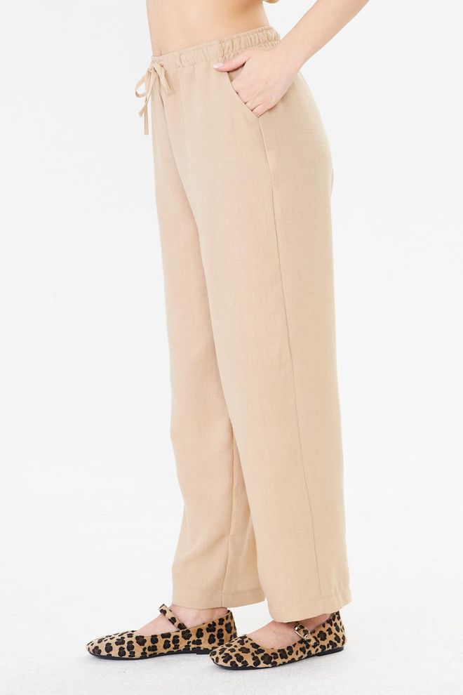 Sortie Collection Beige Casual Elegant Modest Pants Wholesale Clothing Casual