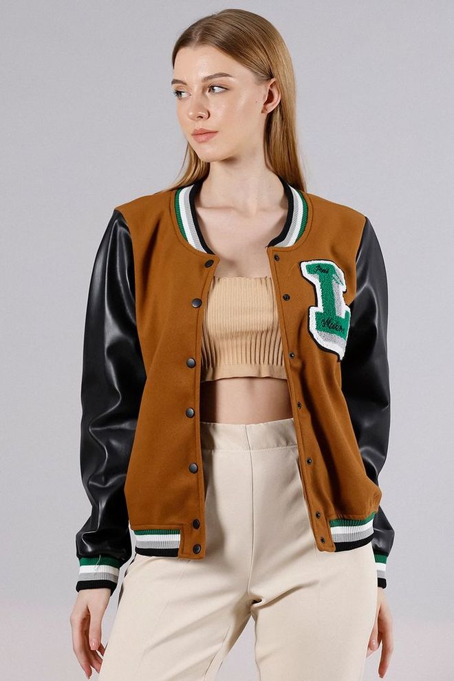 Topshow Ceket Kahverengi Toptan Giyim Gündelik