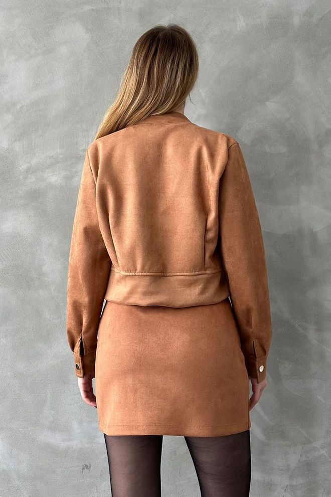 Topshow Casaco Bege Com Zíper Roupas por atacado 4