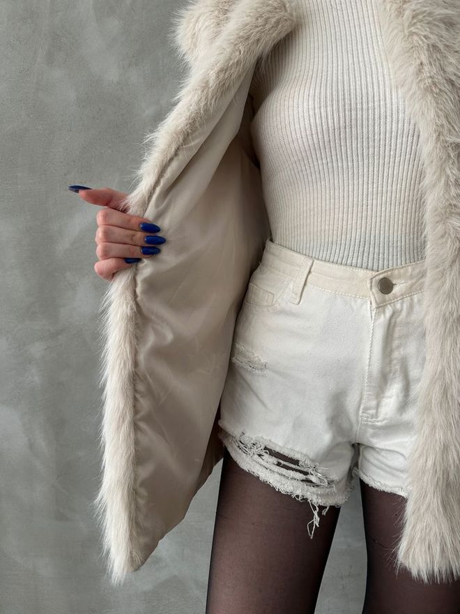 Topshow Taş F 1567 Feather Vest Wholesale Clothing Fall