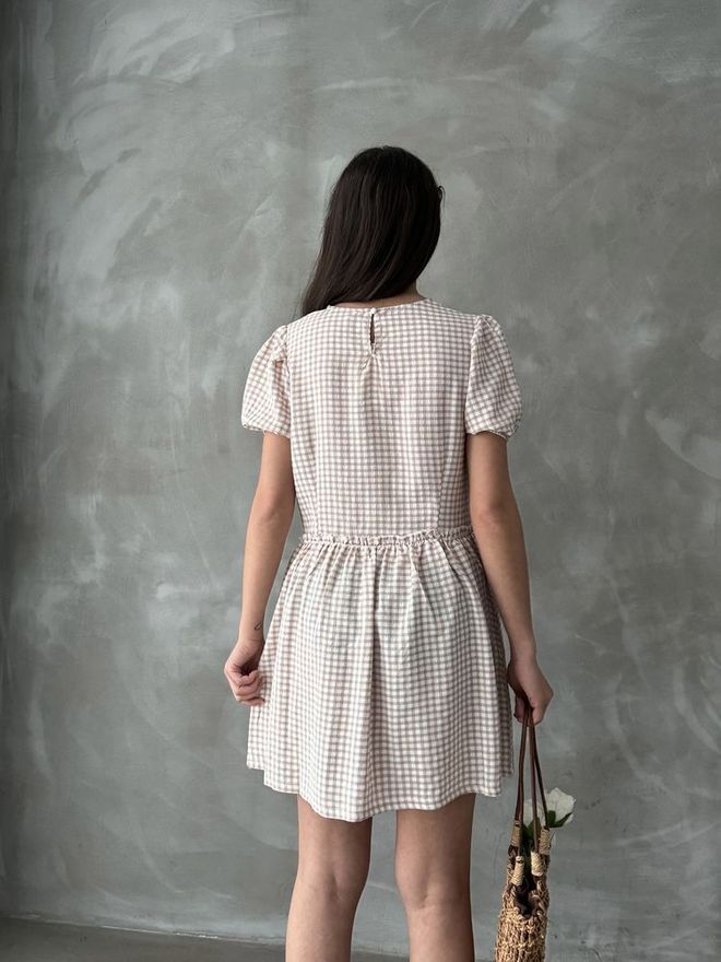 Topshow Каменное Платье С Круглым Вырезом Оптовая продажа одежды 4