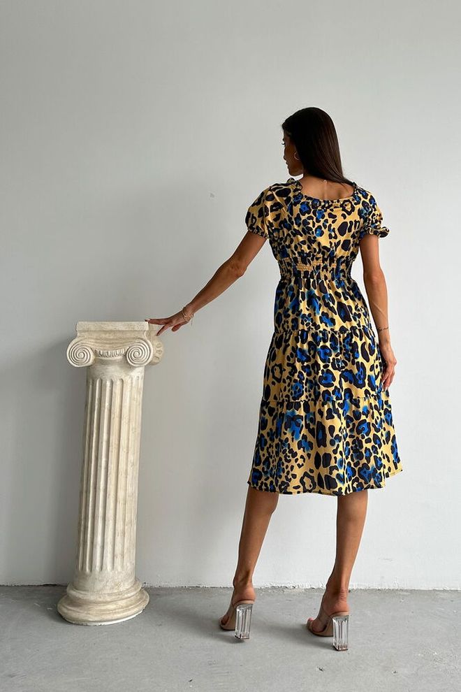 Topshow Robe Longue À Motifs Léopard Saks Vêtements en gros Formel