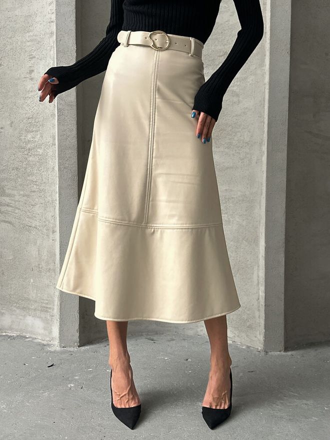 Topshow Odinis Diržas Sijonas Akmeninis Didmeninė prekyba drabužiais Platėjančios