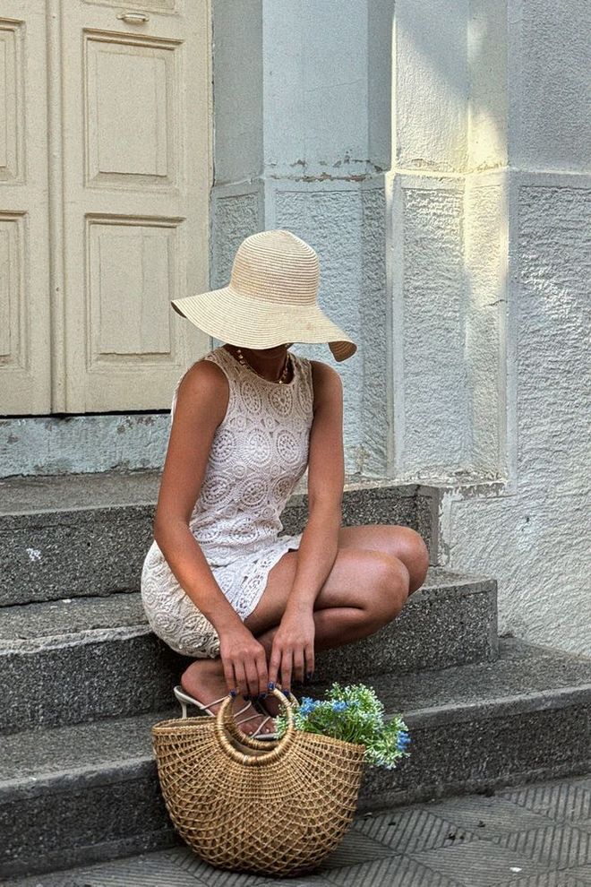 Topshow فستان دانتيل إكرو ملابس بالجملة بوهو