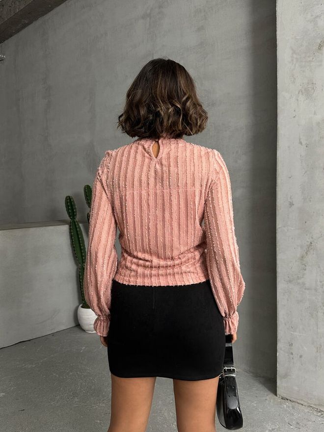 Topshow Camicetta Con Barba Glitterata Cipria Abbigliamento all'ingrosso 4