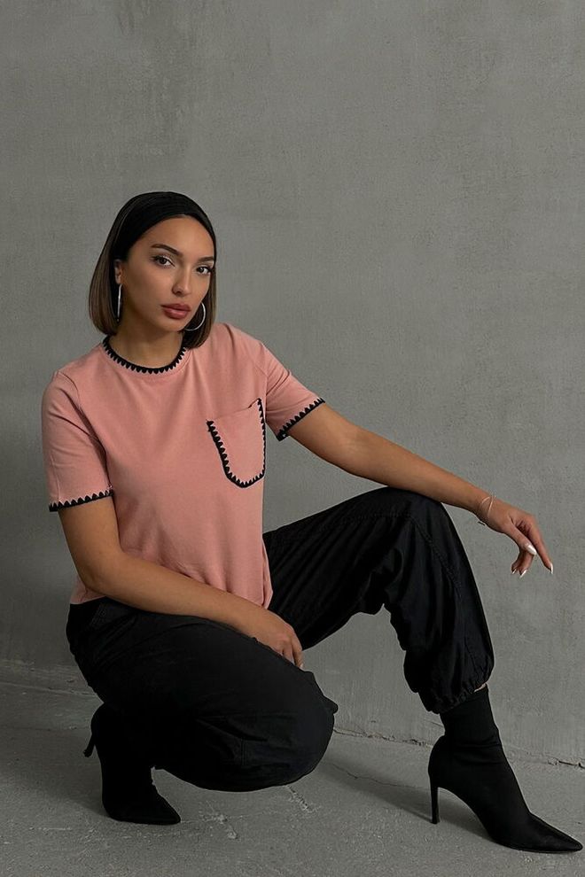 Topshow Camiseta Cosida De Pastor Powder D 2631 Ropa al por mayor Casual