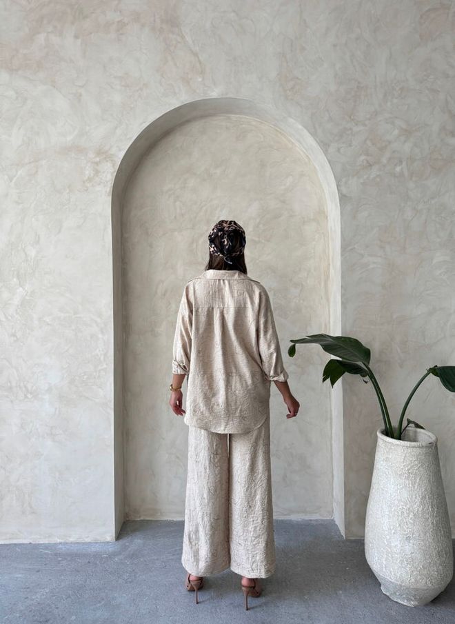 Topshow Embroidered Pants Stone Wholesale Clothing Vintage