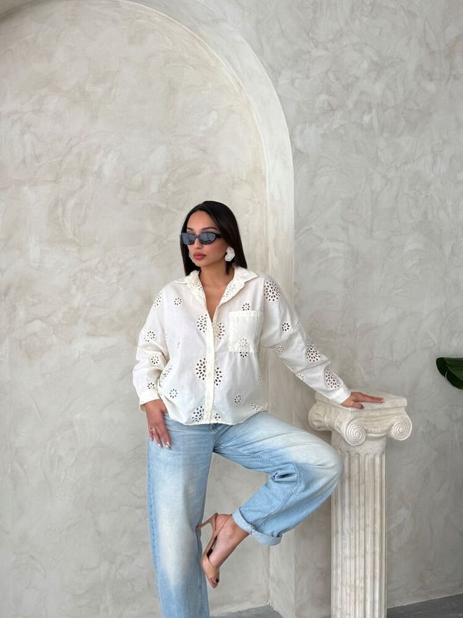 Topshow Embroidered Shirt Light Stone Wholesale Clothing Birthday