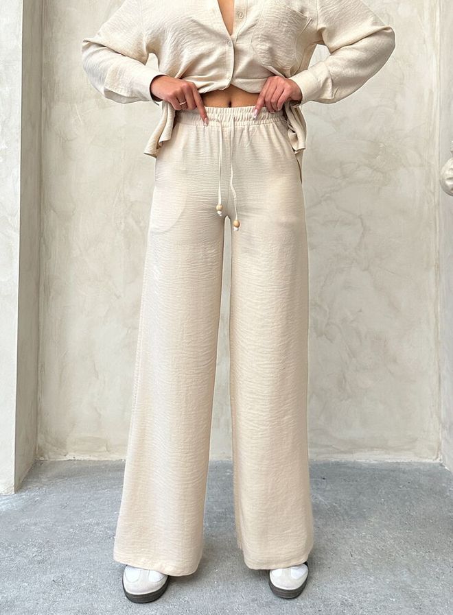 Topshow Stone Linen Trousers Wholesale Clothing Spring