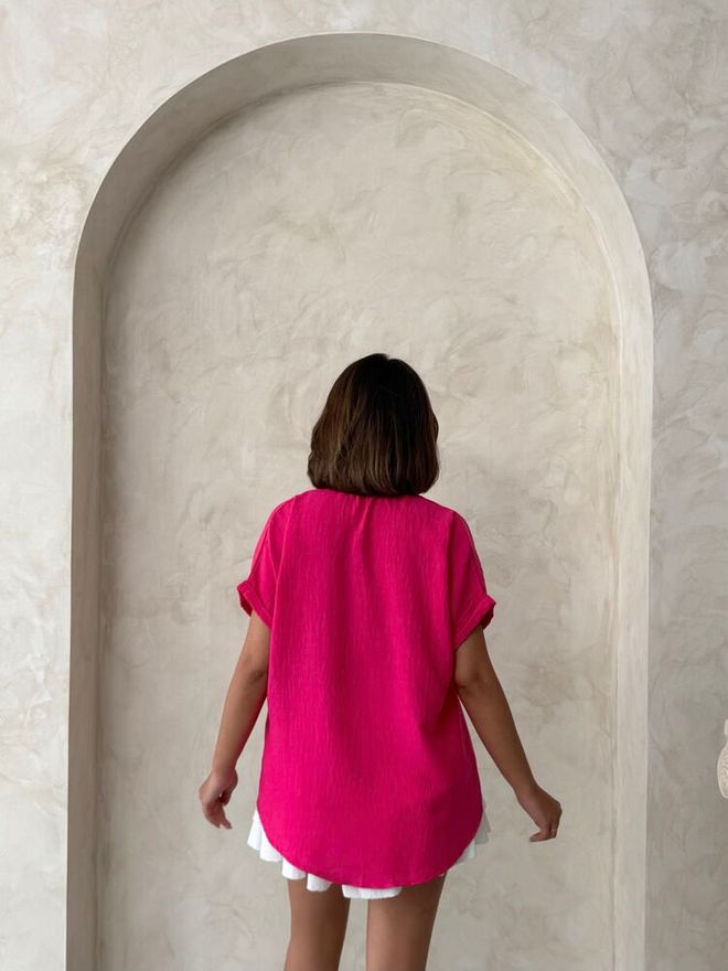 Topshow Veleprodajna Srajca Iz Žepne Žepne Platnene Žepne Aplikacije Iz Lanenega Lanena Oblačila na debelo Formalno