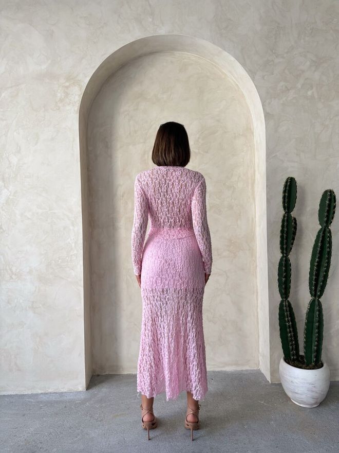 Topshow Lace Skirt Pink Wholesale Clothing Summer