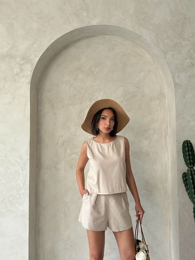 Topshow Pantaloncini Con Stampa Bow Stone Stone | Abbigliamento all'ingrosso Da spiaggia