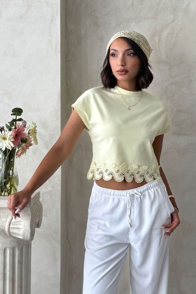 Topshow Chemisier Beige Court Slim Fit Avec Manches Mancherons Vêtements en gros Décontracté