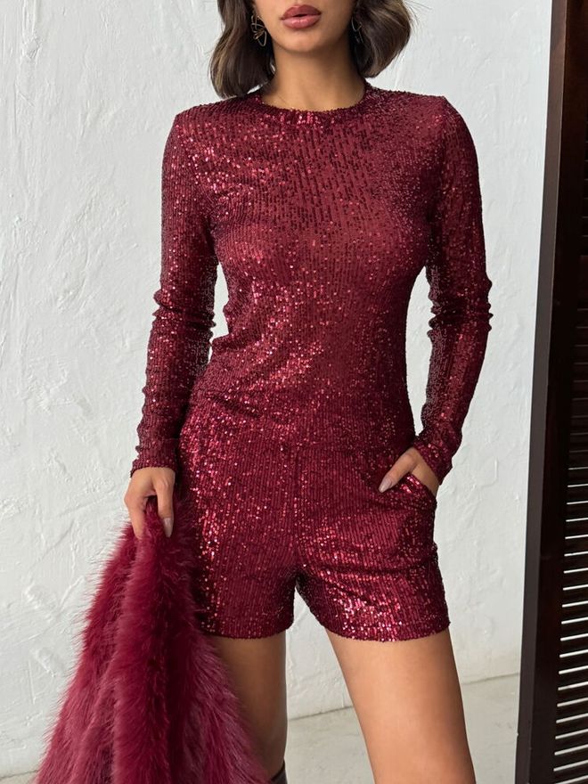 Topshow Claret Red Glam Elegant Sexy Blouse Wholesale Clothing Fall