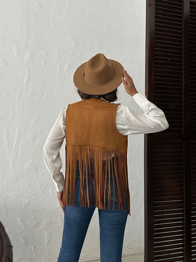Topshow Vestă Maro Vestic Casual Boho Îmbrăcăminte cu ridicata Boho