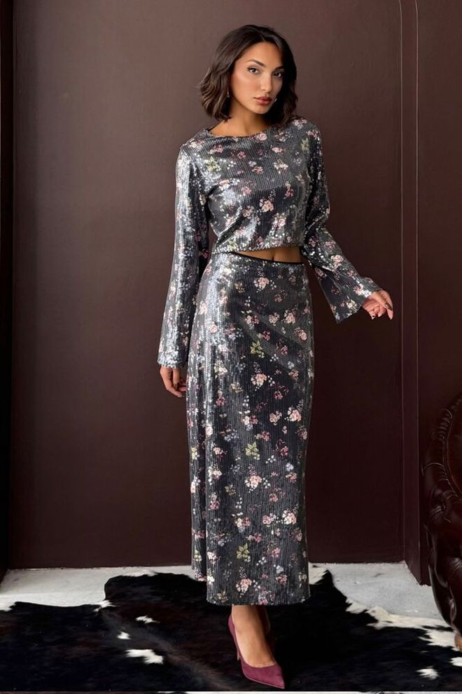 Topshow Gonna Matita Maxi Elegante Multicolore Abbigliamento all'ingrosso Annata