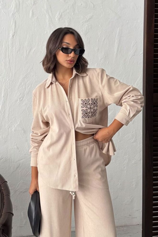 Topshow Cămașă Bej Casual Elegantă Îmbrăcăminte cu ridicata Casual