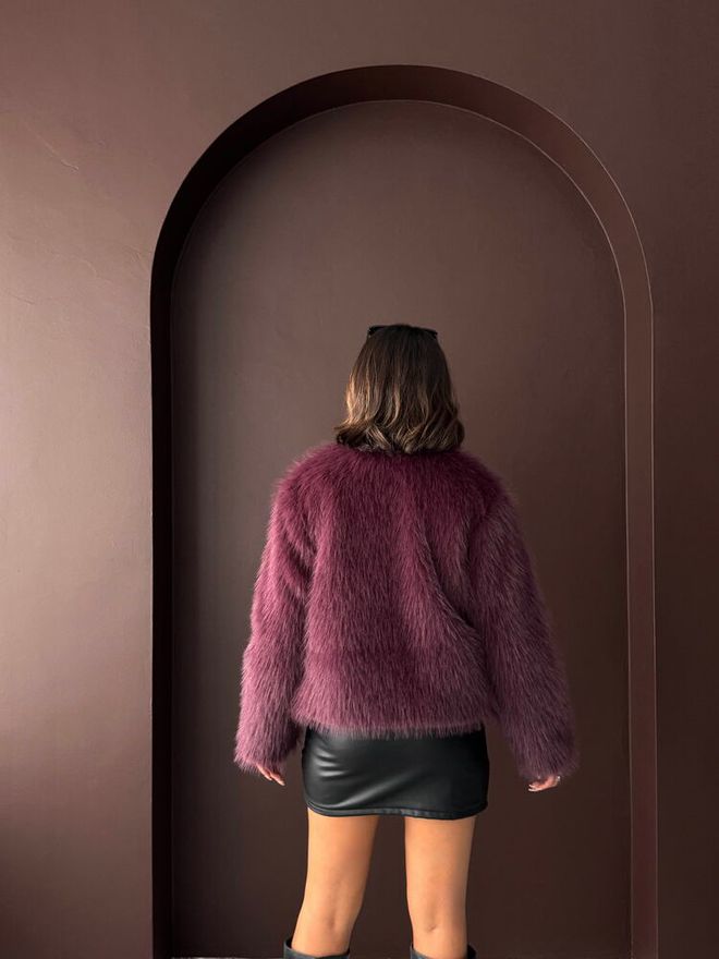 Topshow Claret Red Jacket Wholesale Clothing Vintage