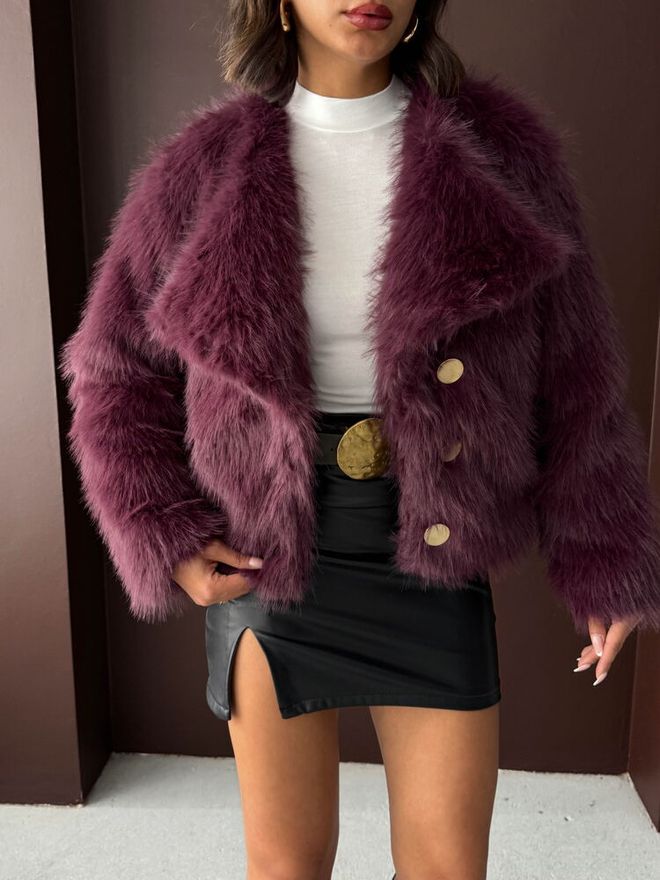 Topshow Claret Red Jacket Wholesale Clothing Fall