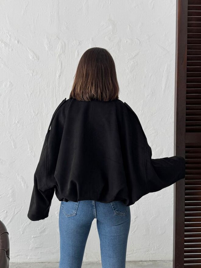 Topshow Zwarte Overhemd Jas Met Rits Groothandel Kleding Streetwear