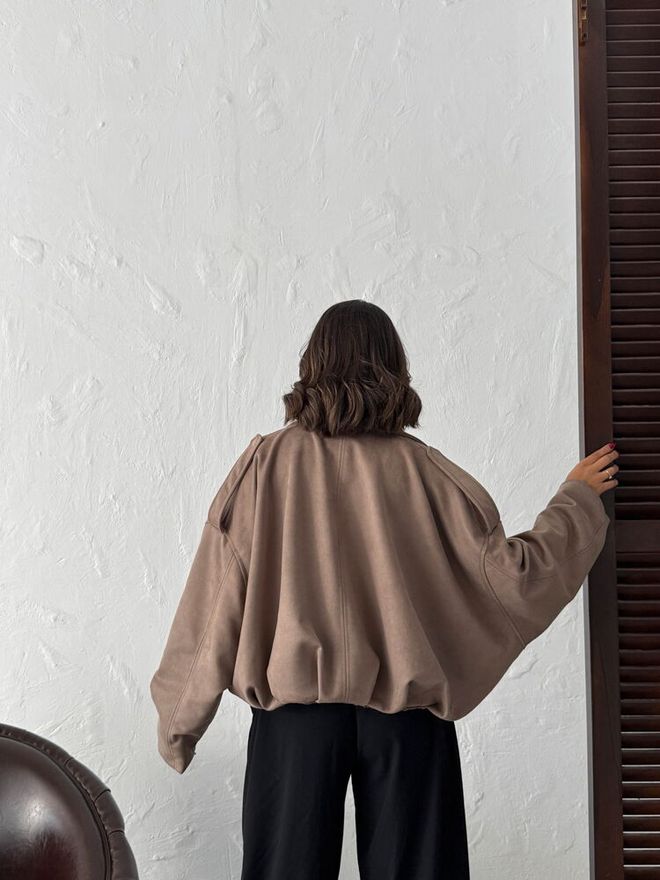 Topshow Geacă Bomber Bej Îmbrăcăminte cu ridicata Vintage