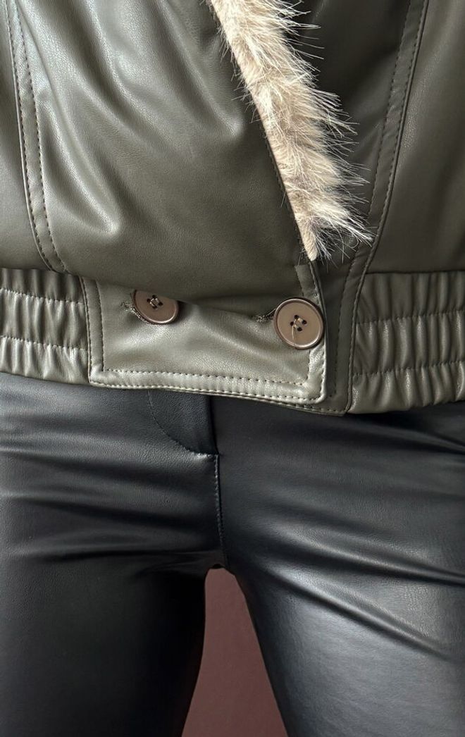 Topshow Green Vintage Bomber Jacket Wholesale Clothing Fall