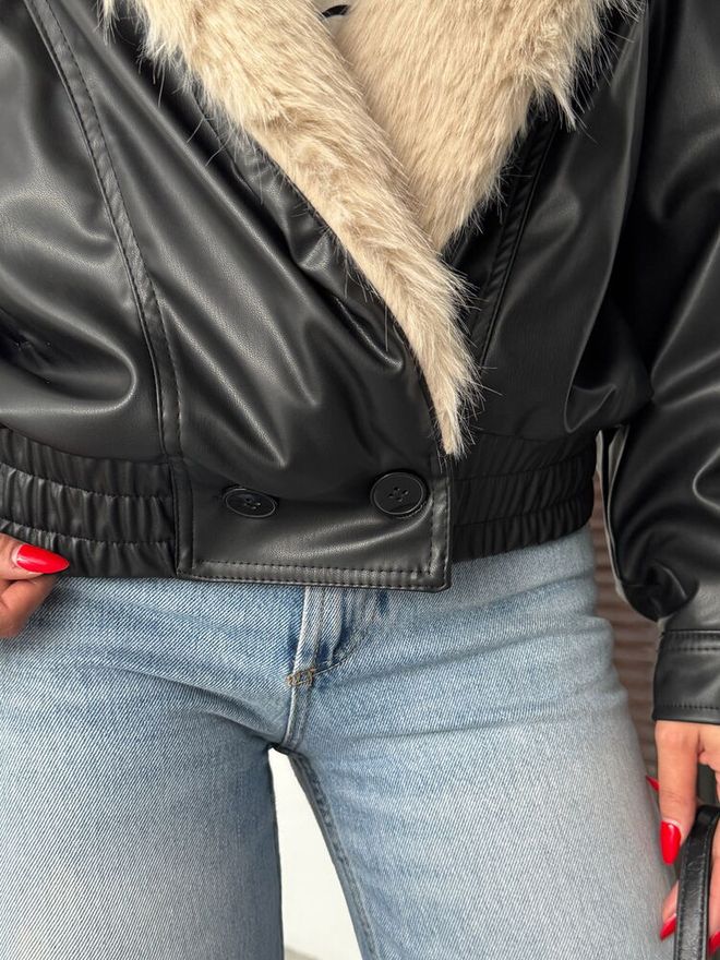 Topshow Čierna Vintage Jednorzadová Bunda Veľkoobchod s oblečením Doma